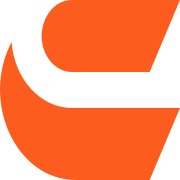 Logo Cuik orange sur fond transparent